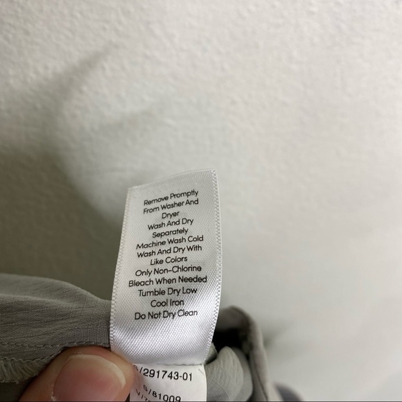 Athleta Mod Trekkie Crop Woven Pants Grey 291743 - Picture 8 of 10